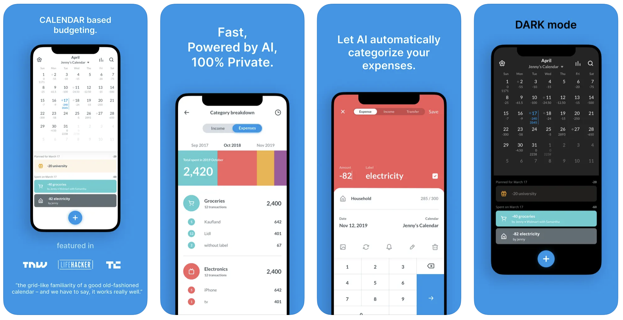 Screenshot of dollarbird app