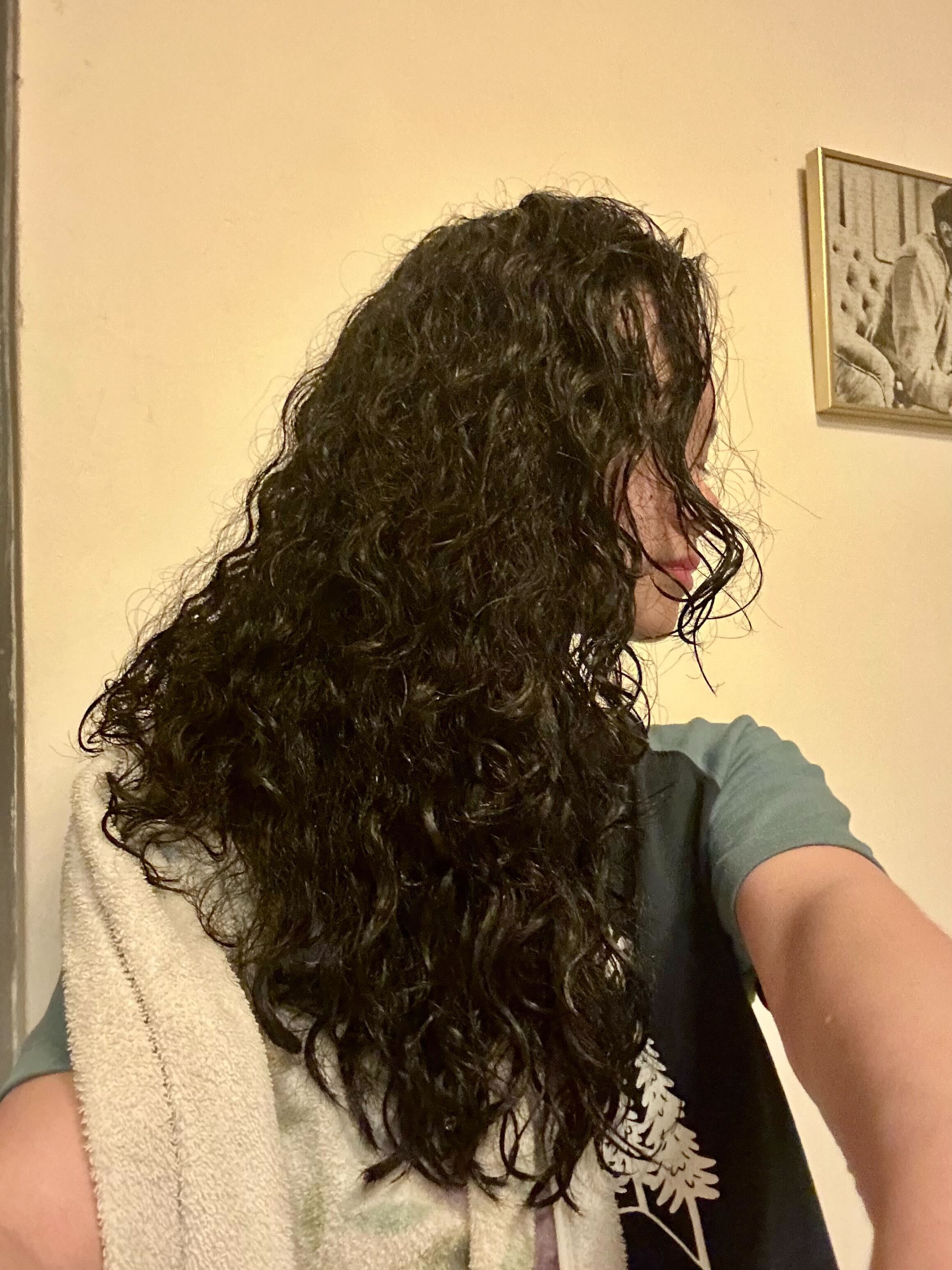 curly-hair-after-shower