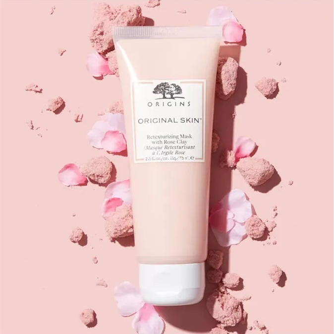origins rose clay mask