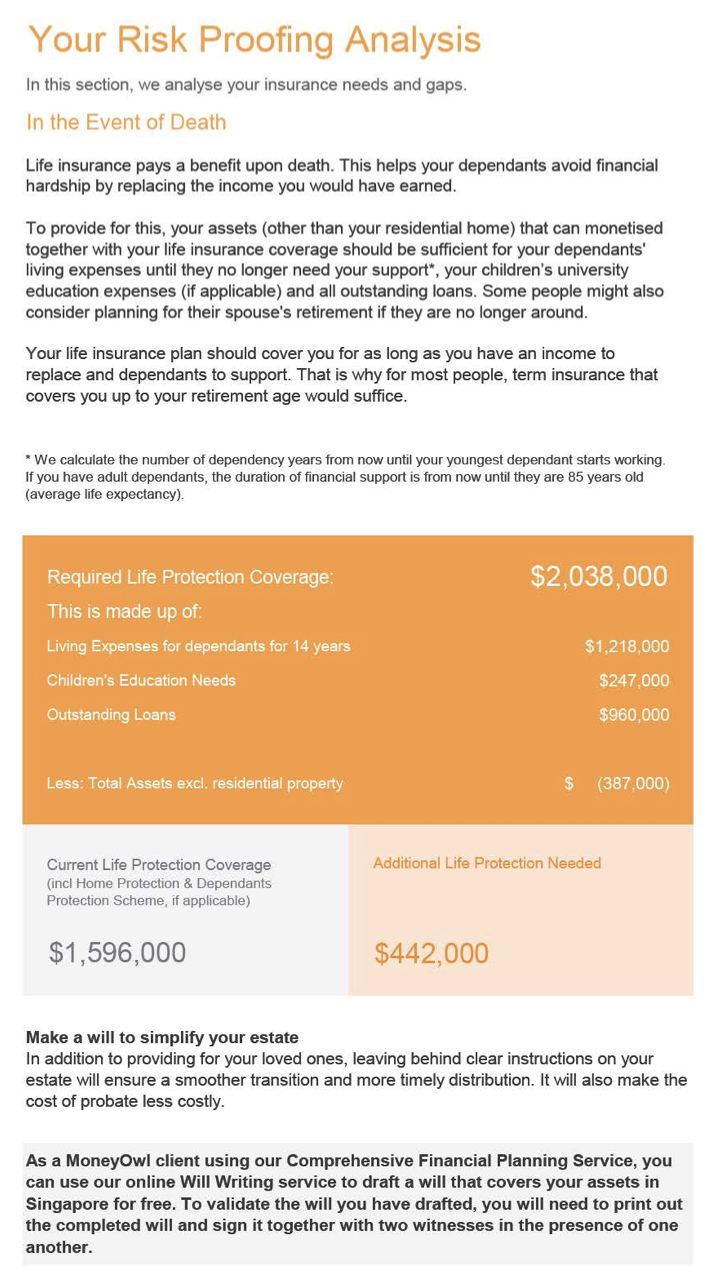 MoneyOwl comprehensive financial planning