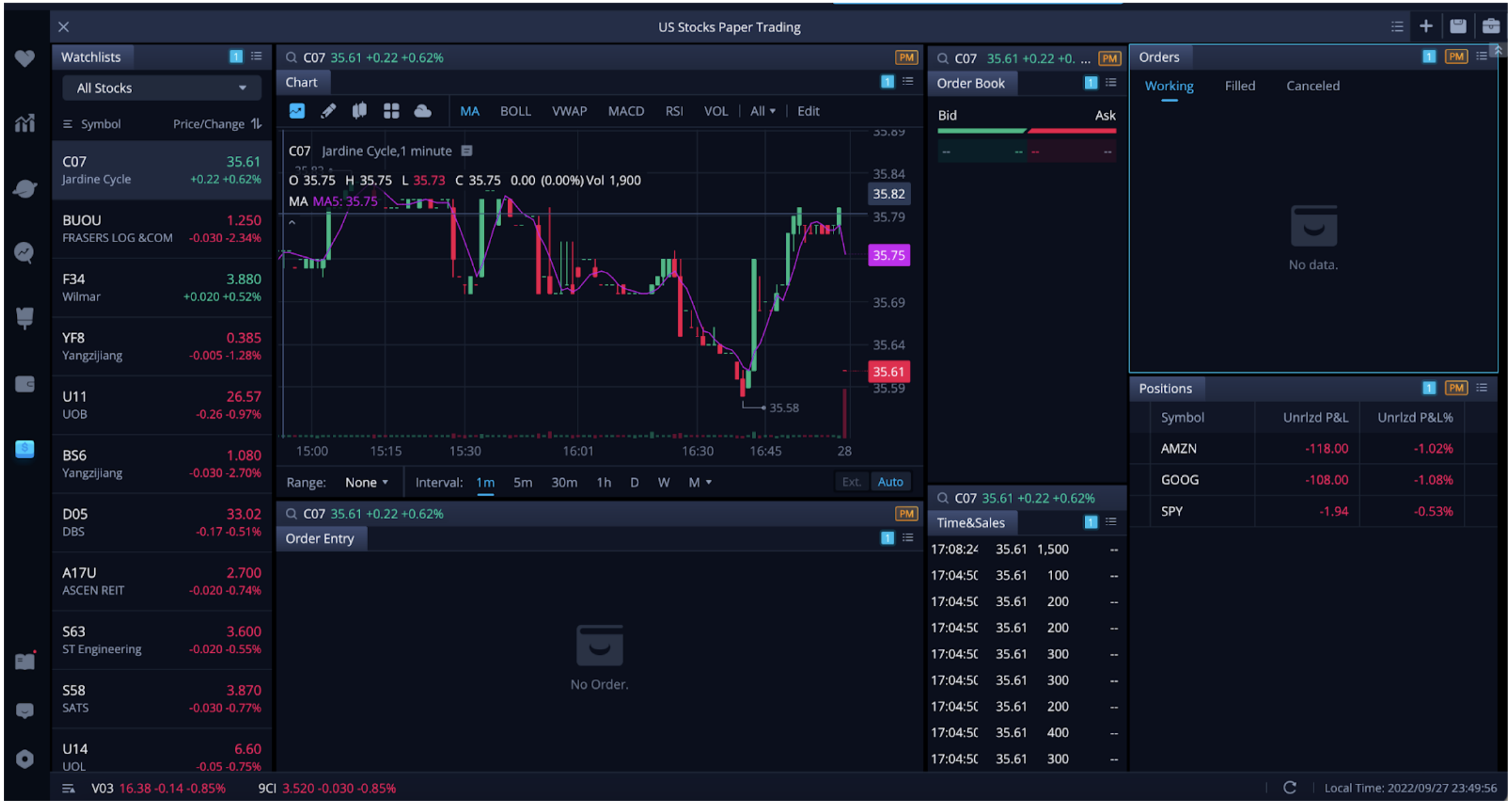 Webull desktop app