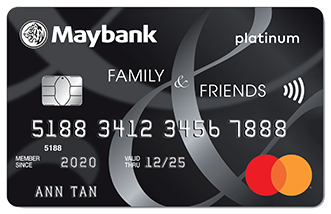 maybank family and friends card face