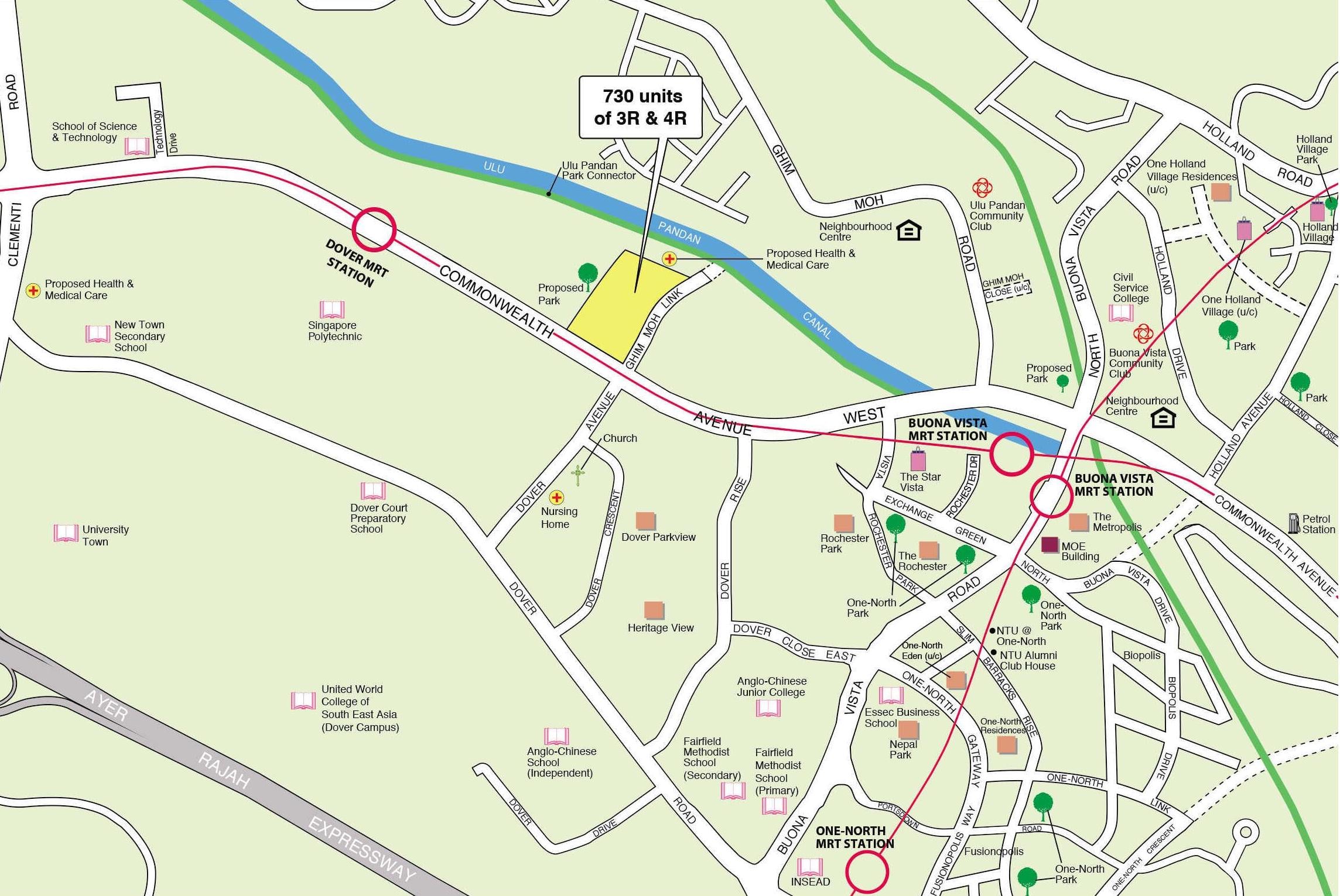 Feb 2023 BTO Queenstown map