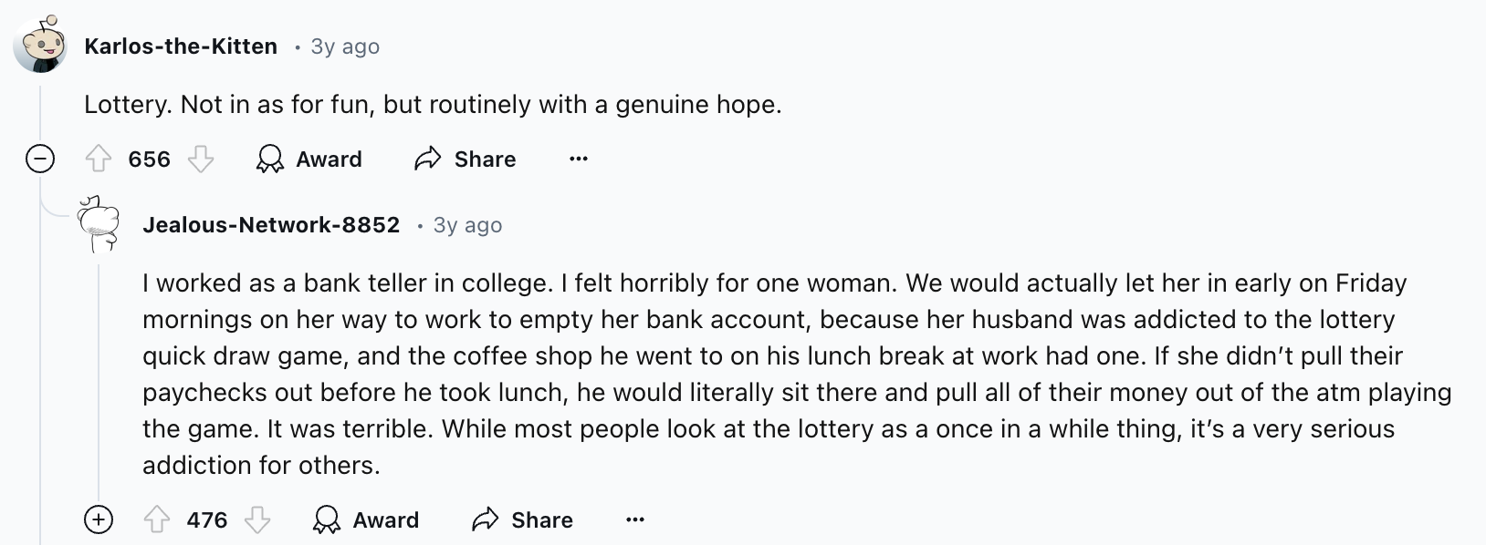 lottery red flag
