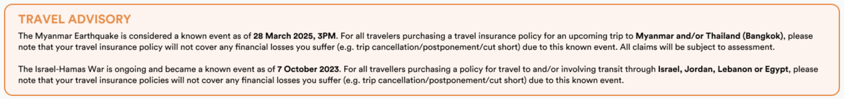 fwd travel advisories as of 2 apr 2025