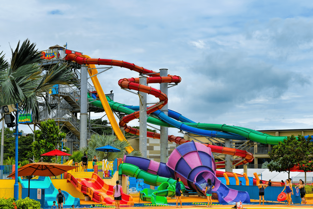 waterpark slides