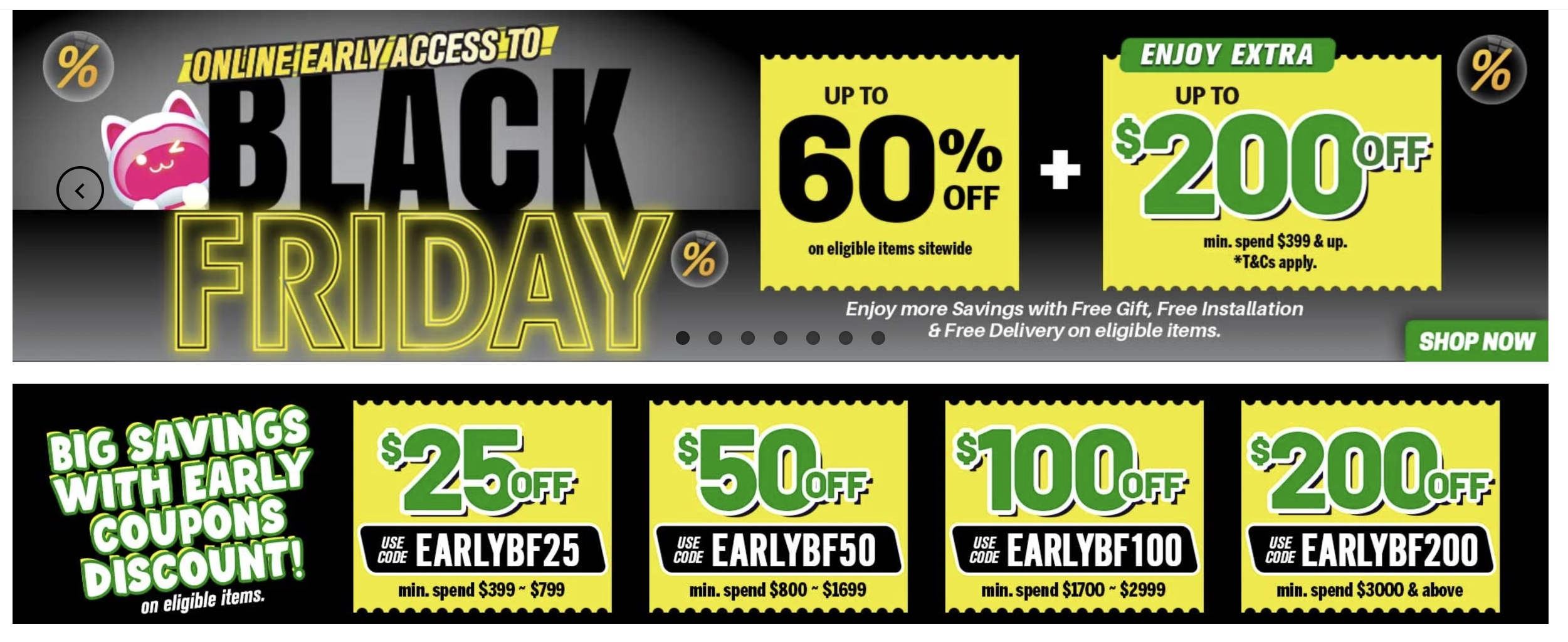 best denki black friday sales promo codes