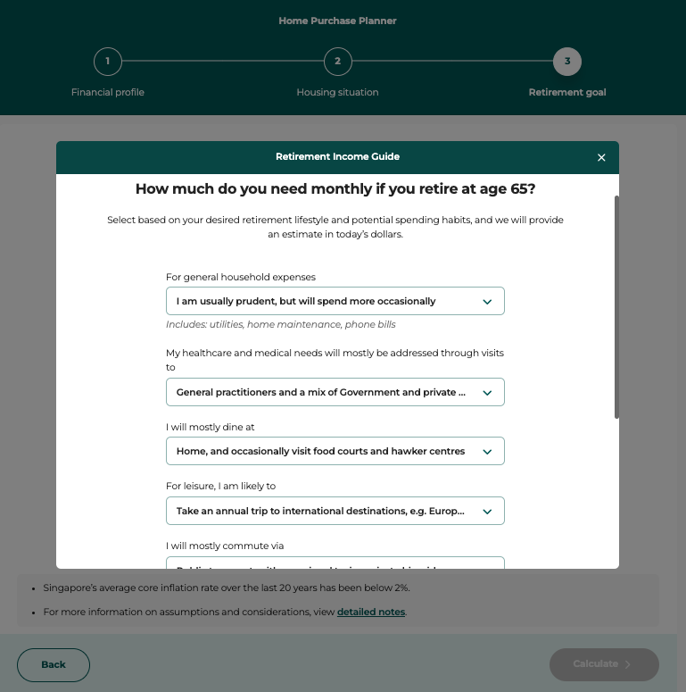 cpf home purchase planner retirement income guide