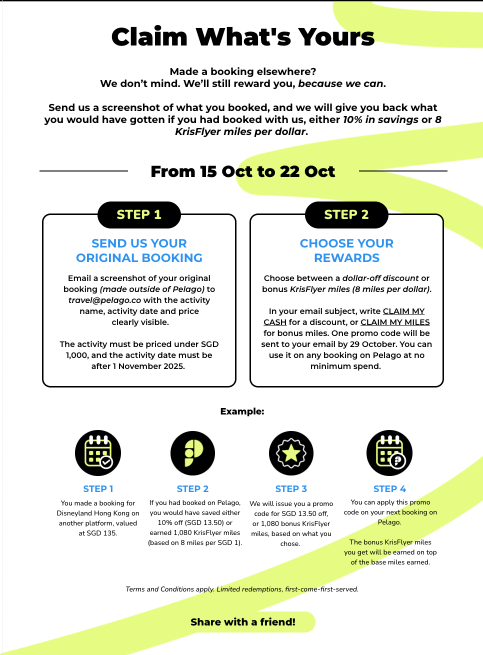 pelago Claim What's Yours Activation