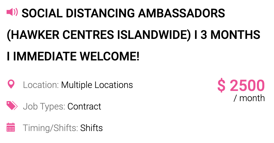 social distancing ambassador