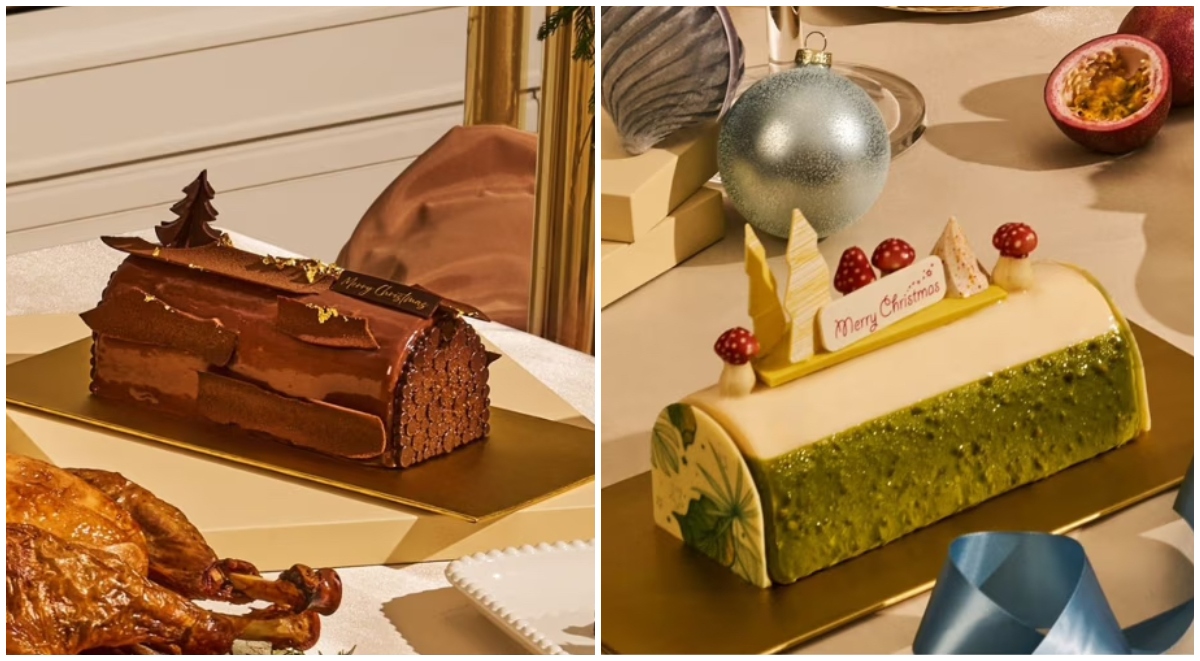 st regis log cakes